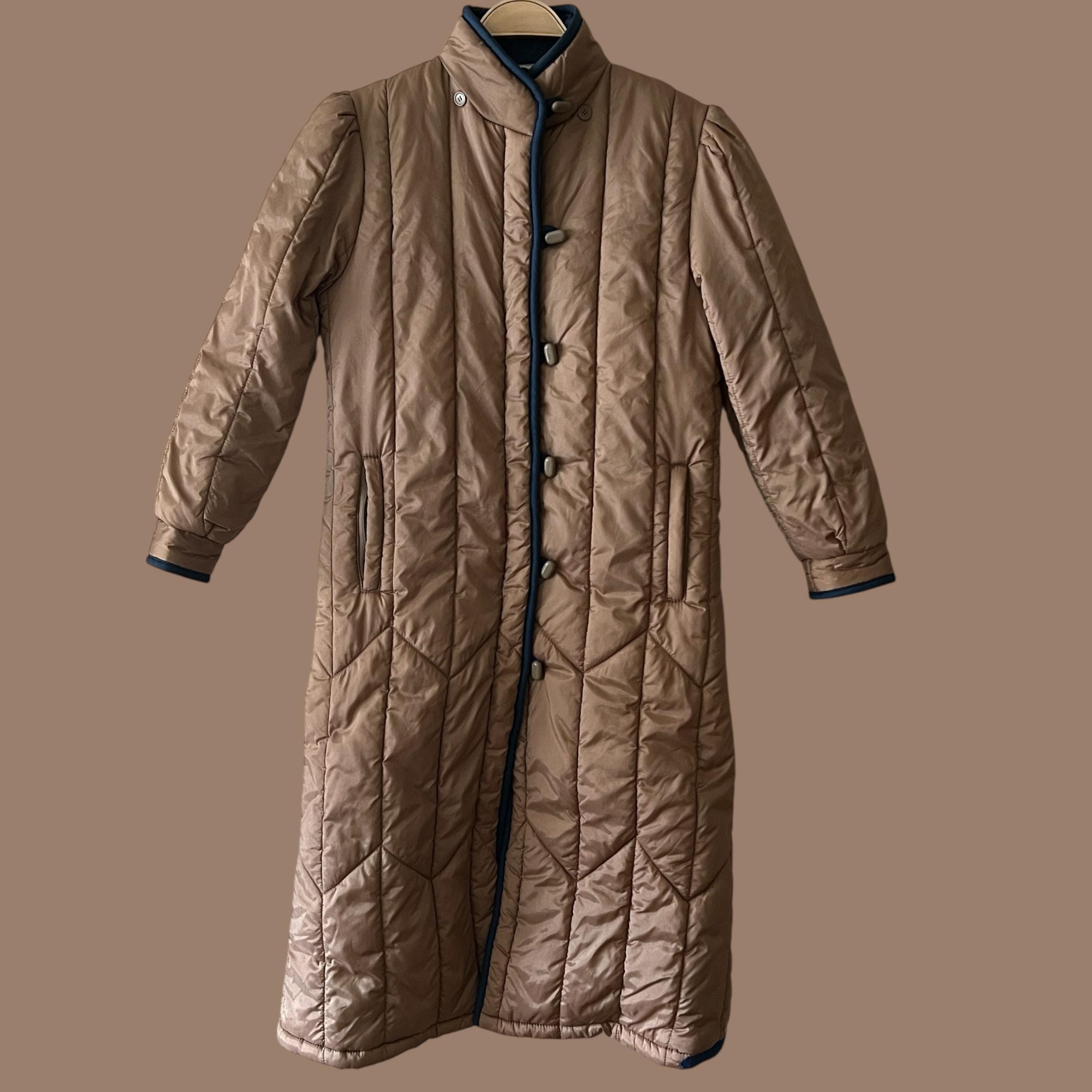 ジャケット・アウター 80s Vintage Flare Design Super Long Coat 80s Long Coat - Etsy
