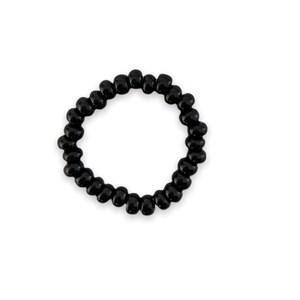 Black Seed Bead Ring