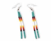 Native American Seed Bead Earrings