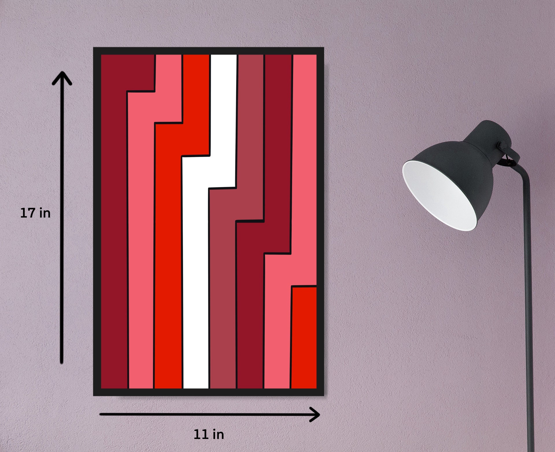 Geometric Line Wall Art Digital print Modern wall art Etsy