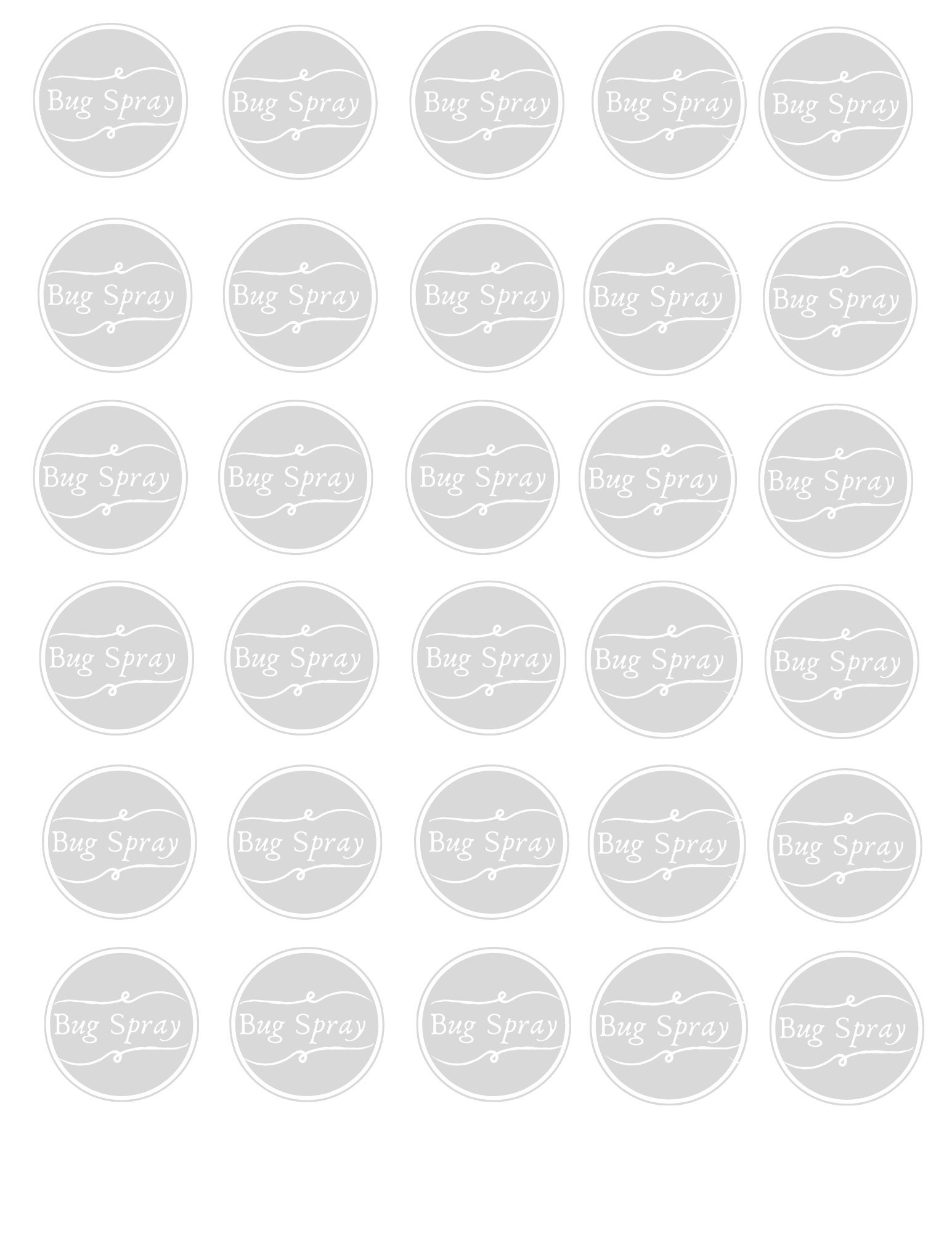 Bug Spray Labels - Etsy