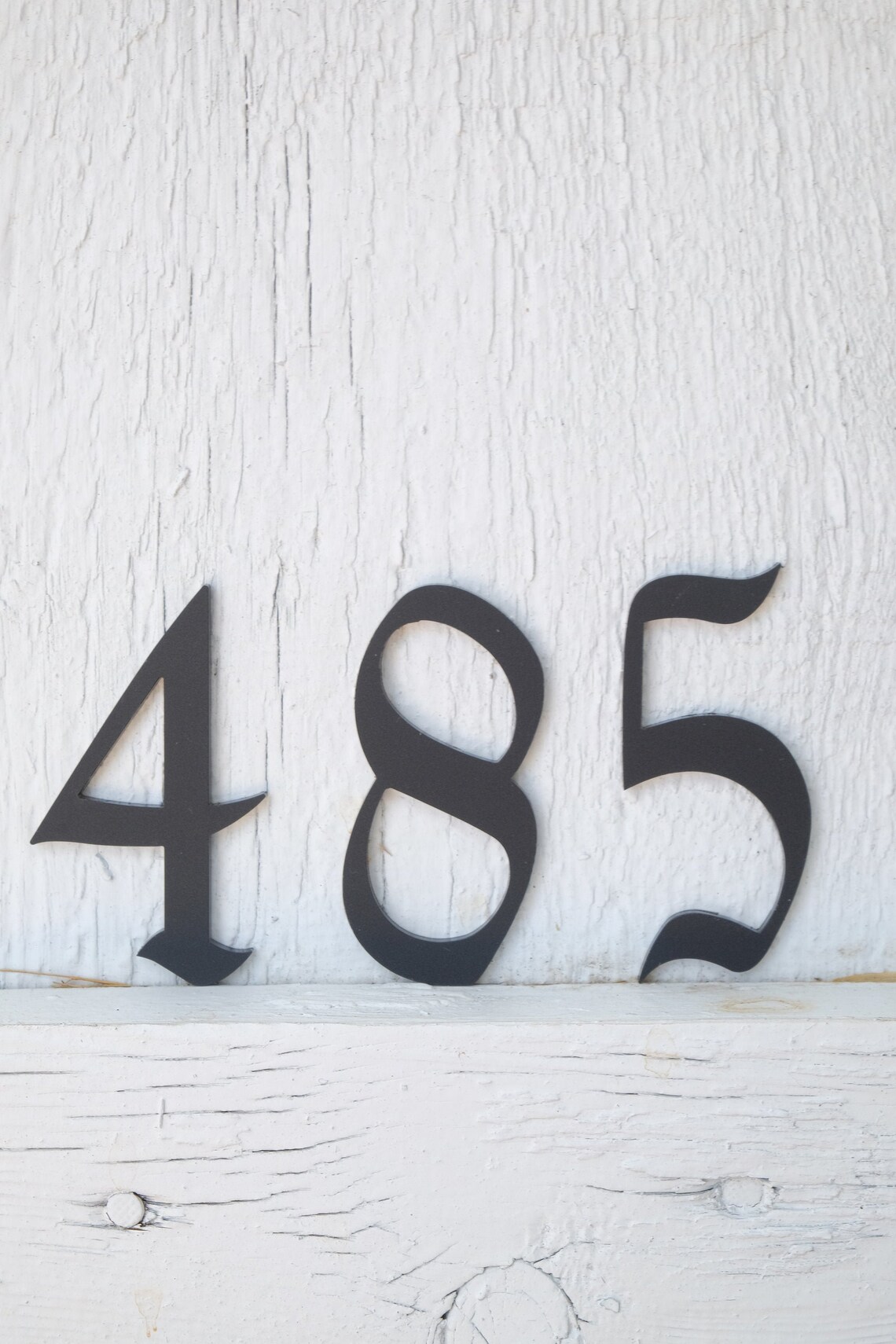 Mid century numbers Large house numbers Modern house Etsy