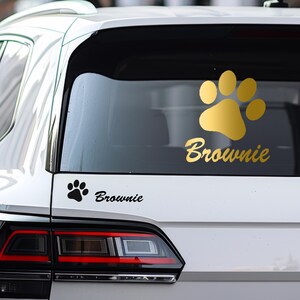 Hunde Aufkleber Autoaufkleber Geschenk Hundefrau Laptop Sticker Tasse Geschenkidee Geburtstagsgeschenk Hundemenschen Gold Silber Rosegold