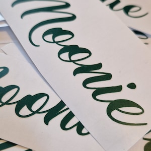 personalisierte Aufkleber /  Sticker / Schriftzug / Schriftzüge / personalisierte Namensaufkleber rosegold, gold, silber / individuell