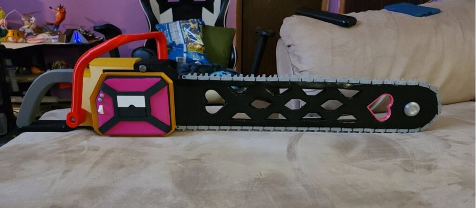 Lollipop Chainsaw Prop Chainsaw Etsy