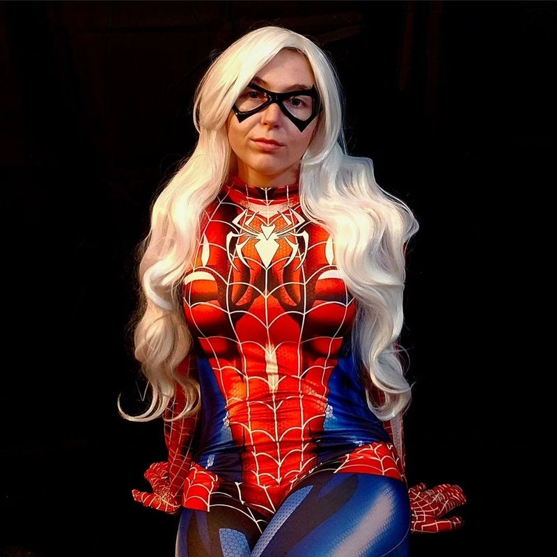 Marvel s Black Cat Costume Etsy Marvel s Black Cat Costume Etsy