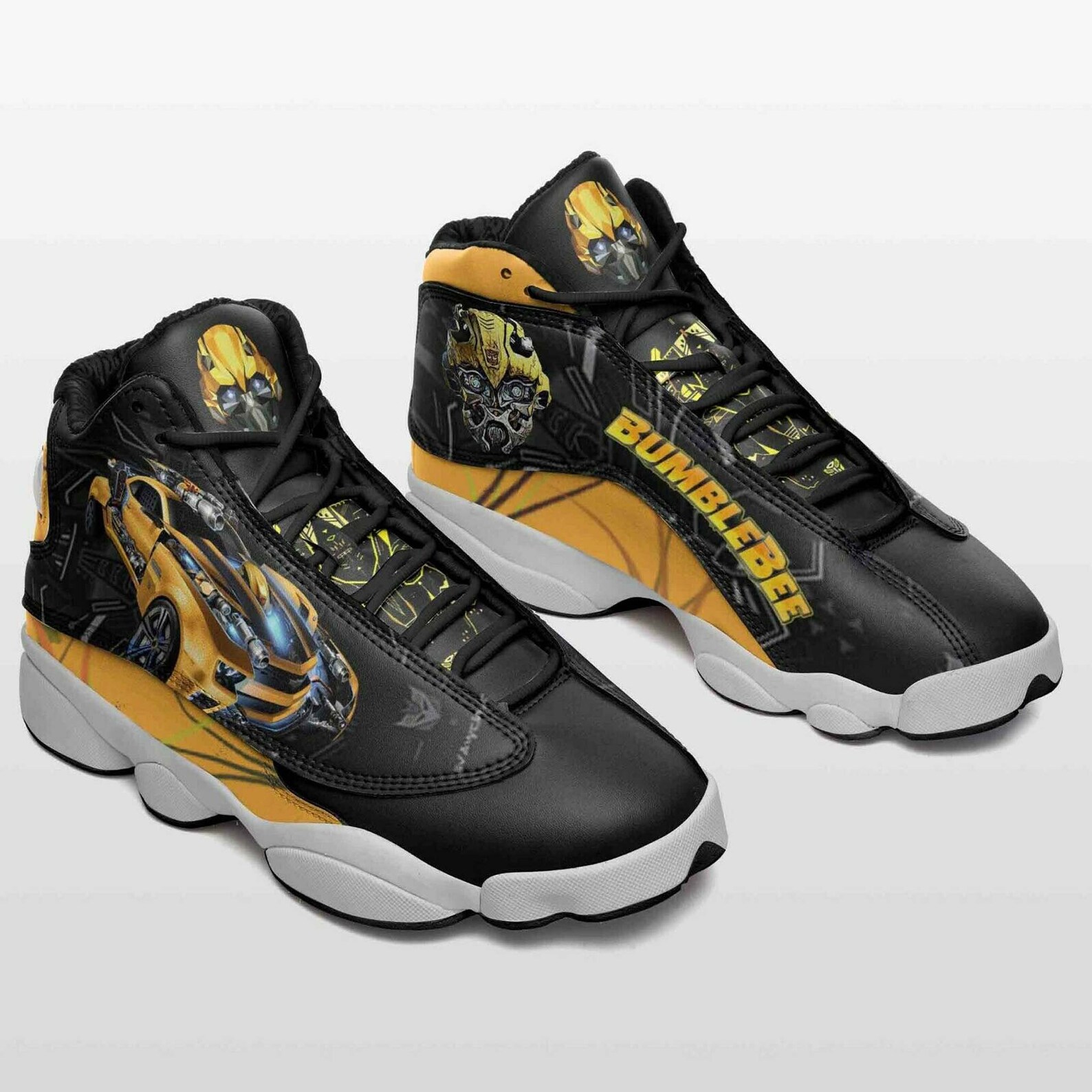 High quality Transformers Jordan Sneakers Bumblebee Sneakers Etsy