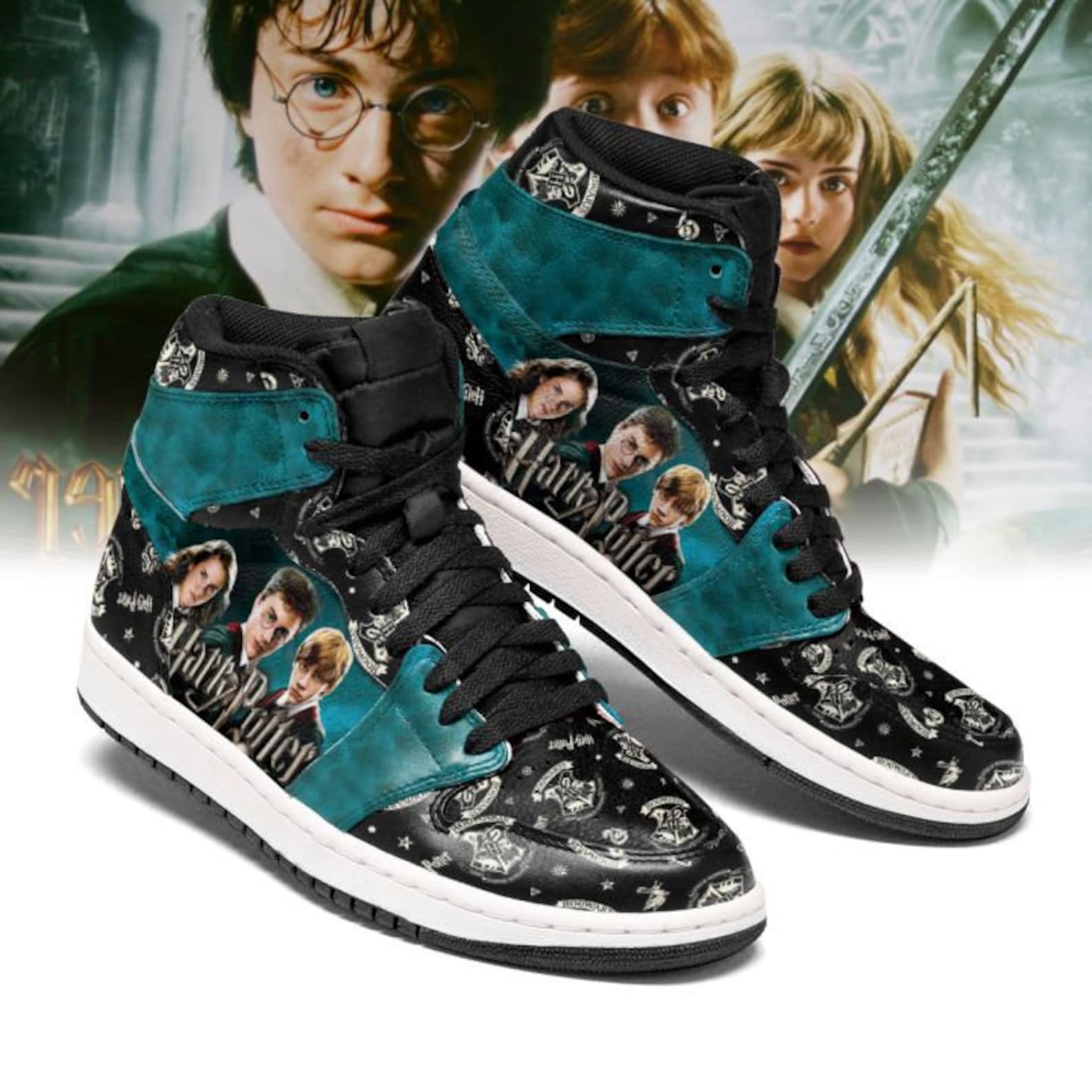 High quality Printed Jordan SneakerHarry Potter TV Series Etsy