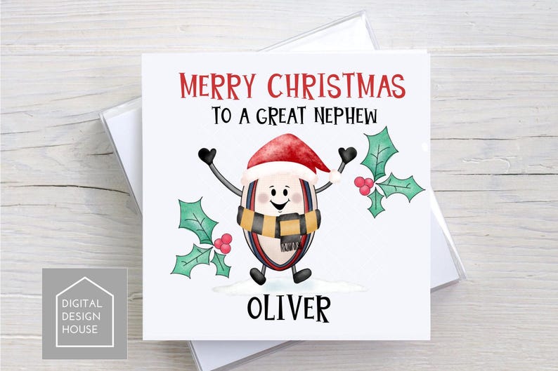 Christmas Rugby Characters PNG Set: Festive Football Art (digital ...