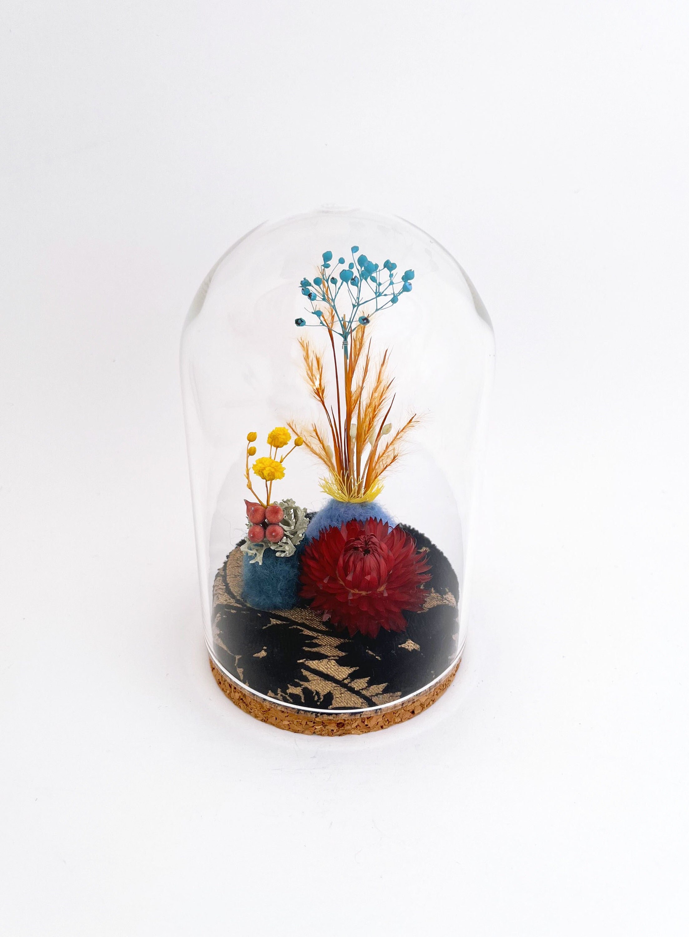 Globe Floral, Composition Unique, Fait Main/Microcosme 167