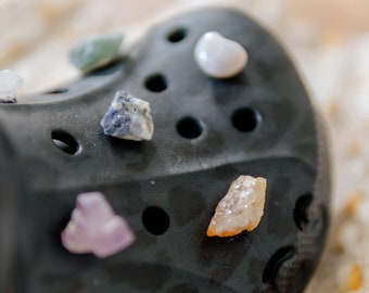 Crystal Shoe Charms, Gemstone Clog Charms, Shoe Accessories, Gemstones for shoes, Crystal Shoe Tag, Shoe Decorations, Shoe Clips