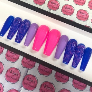 Bi Pride Press On Nails