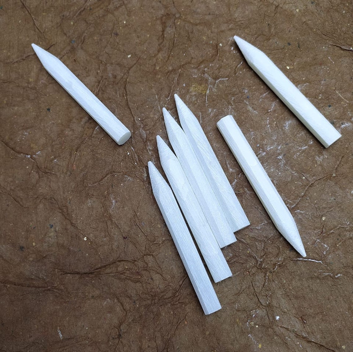 Writing chalk / slate pencil made by marble pack of 20 Etsy