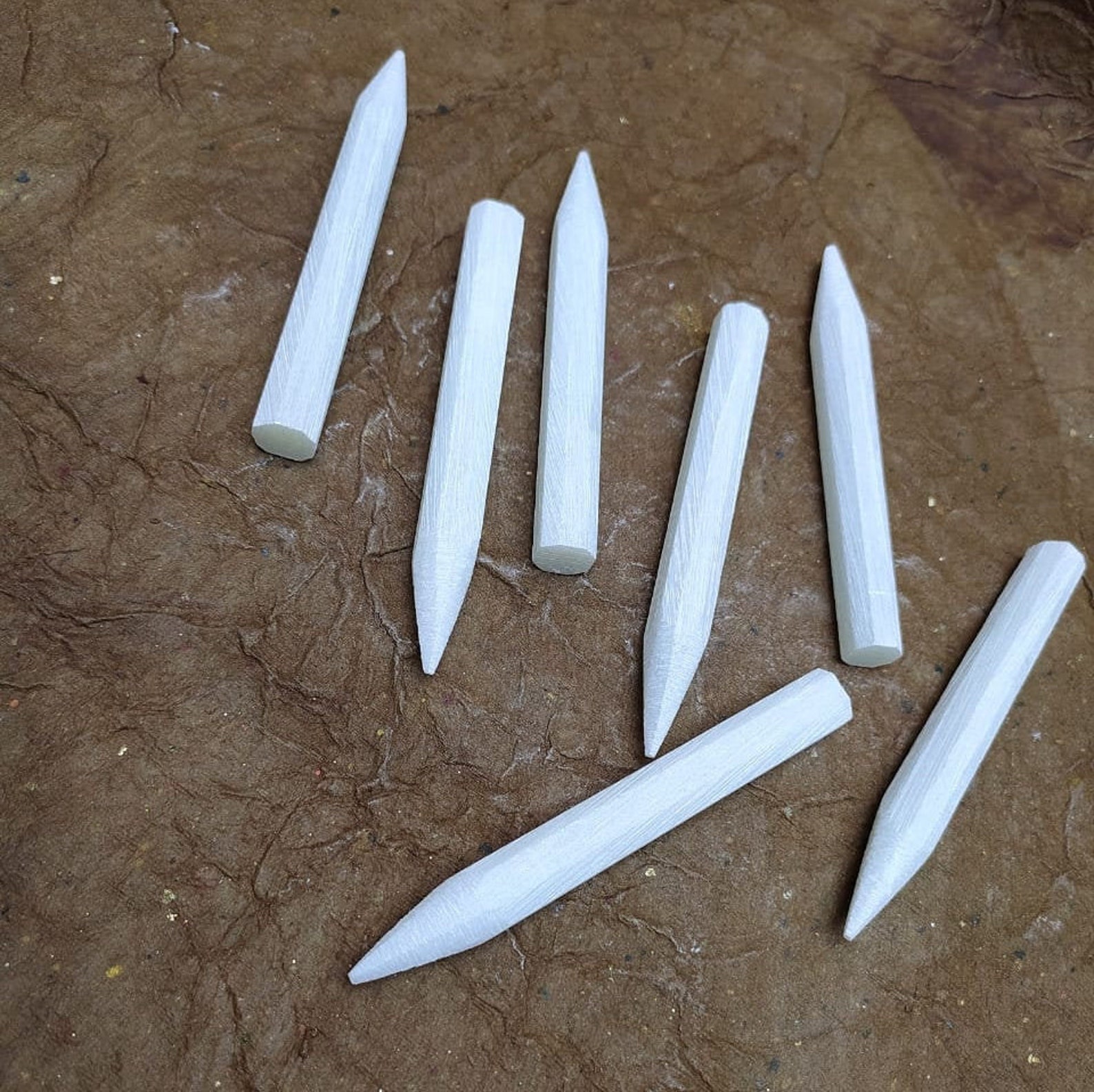 Writing chalk / slate pencil made by marble pack of 20 Etsy