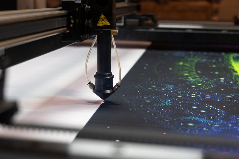 CUSTOM UV / Blacklight TAPESTRY Any Photo /design /art Any Etsy