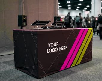 Custom UV/Blacklight or Regular Table Cover - Print any Photo / Design / Logo