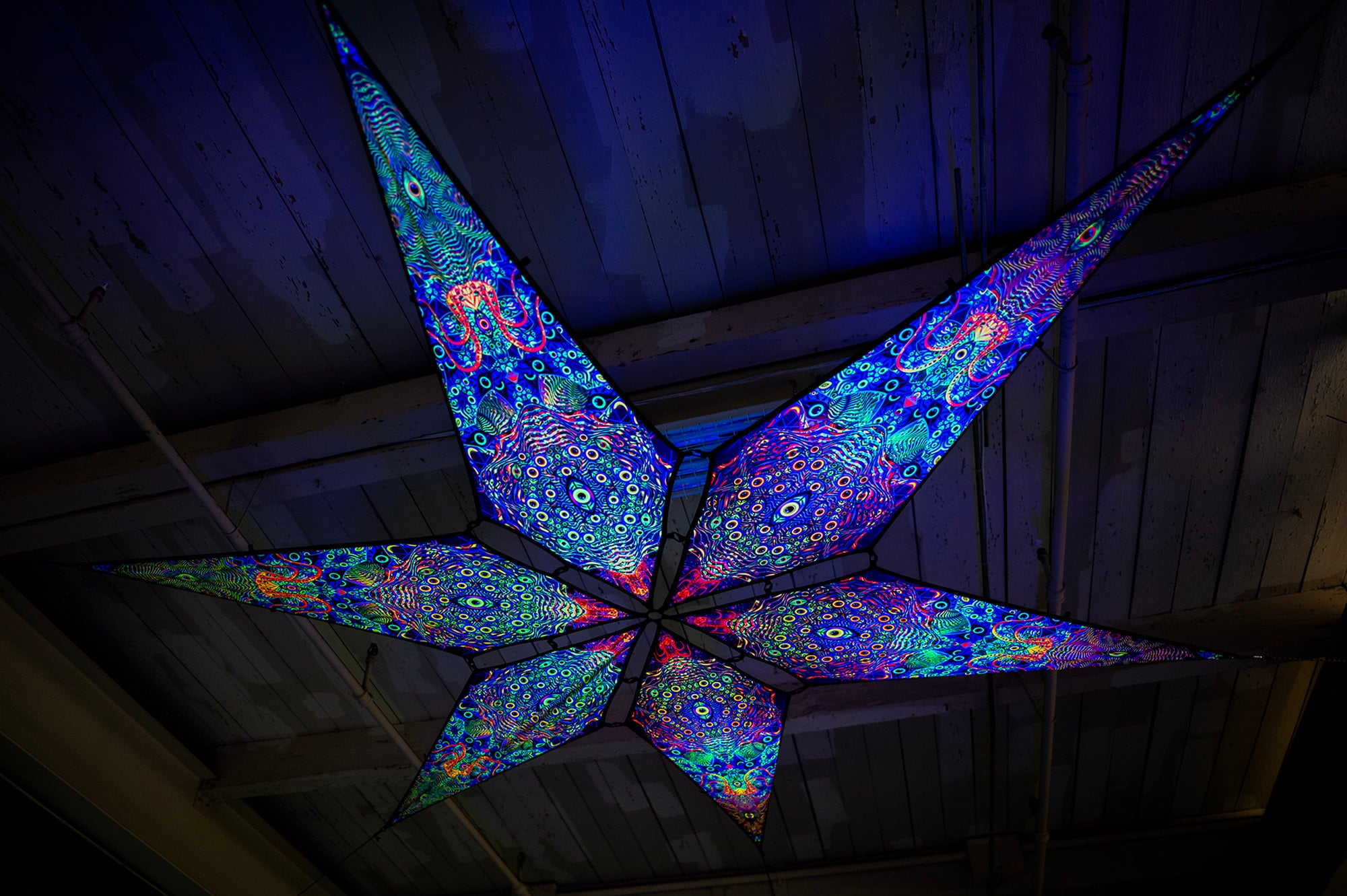 Tapestry over ceiling light hotsell