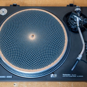 12 Cork Turntable Slipmat Glowtronics Sacred Net image 1