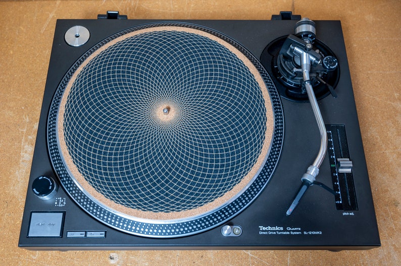 12 Cork Turntable Slipmat Glowtronics Sacred Net image 1