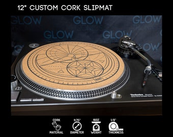Craymin Cork Turntable Mat for LP Record Players Vinyl Record Player Pad Turntable Slipmat Anti Static 12″ x 1//8 Thickness