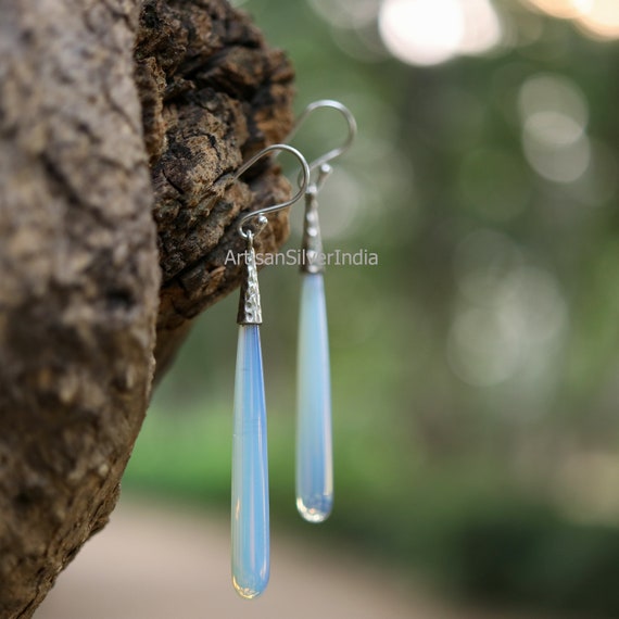 Orecchini Pendenti In Argento Sterling 925 Con Conchiglia Abalone Naturale – Ovali, Fatti A Mano, India - Foto 4