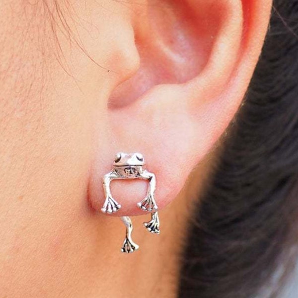 Frog Earrings Etsy