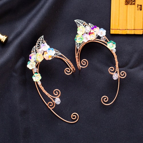Elf Ear Cuffs No Piercing Fairy Ear Cuff Earring Elven Ear Etsy