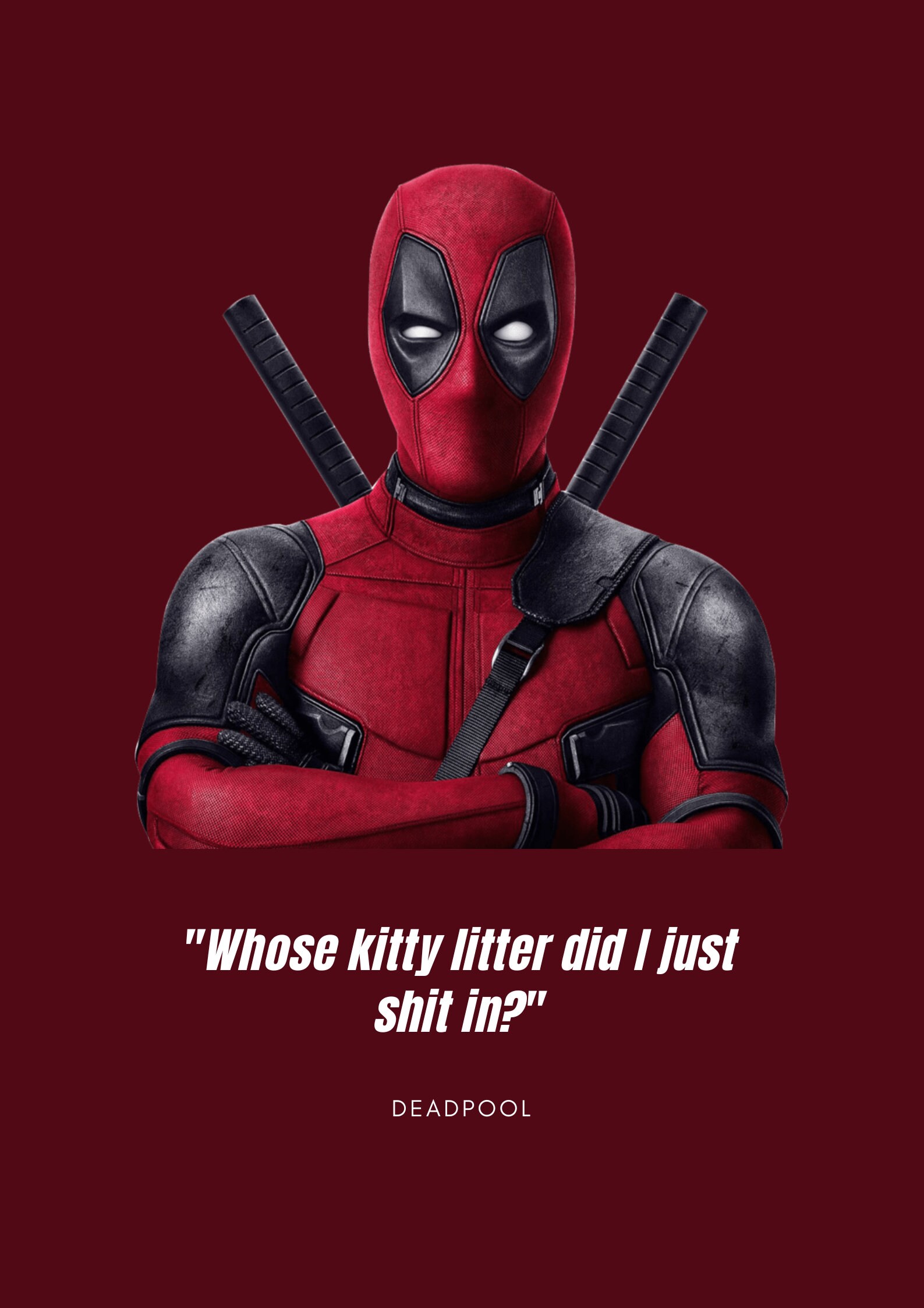 Deadpool kitty litter deals