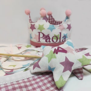 Customizable pastel and gingham birthday kit. It can be combined with Vichy and pink or blue pompoms. Indicate in notes.