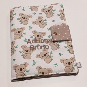 Portadocumentos infantil personalizado Koalas
