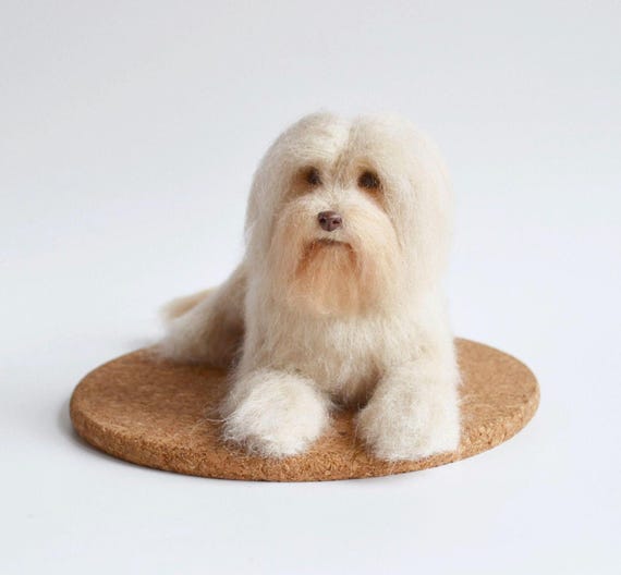 Pet portrait gift, Made to order tibetan dog figure, Christmas gift custom home decor