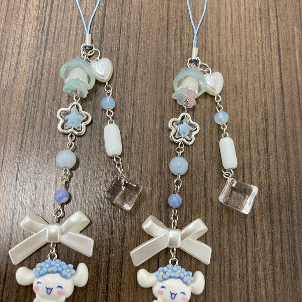 Miku x cinnamoroll keychains!