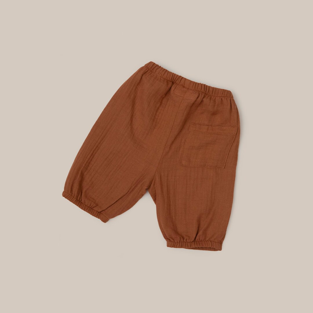 Organic Cotton Cinnamon Pants 0M4Y Etsy