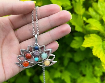 Healing Chakra Positive Intentions Necklace | Pendant 18Inch Chakra Necklace