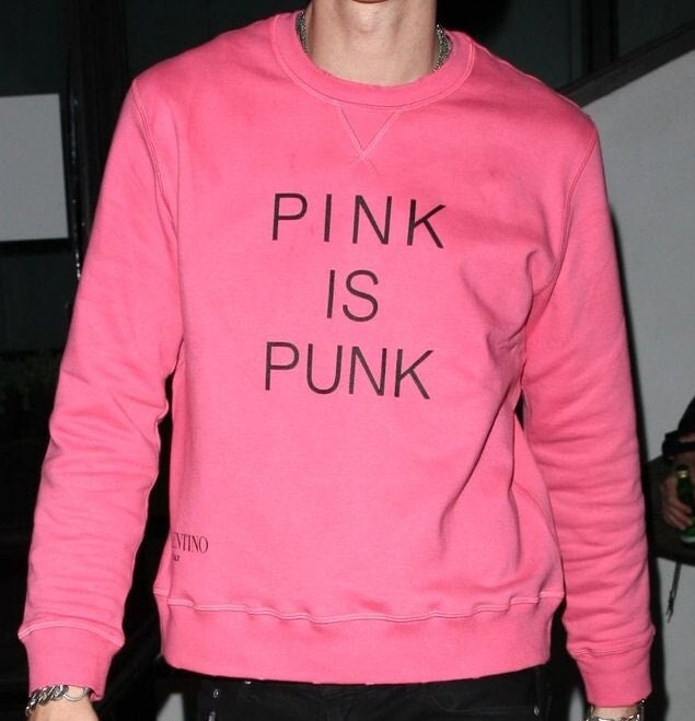 Pink is Punk Sweatshirt Jumper Not 