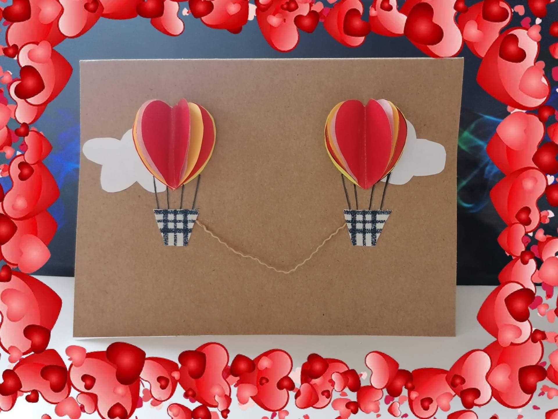 Hand Made 3D Valentine's Day Card | Etsy