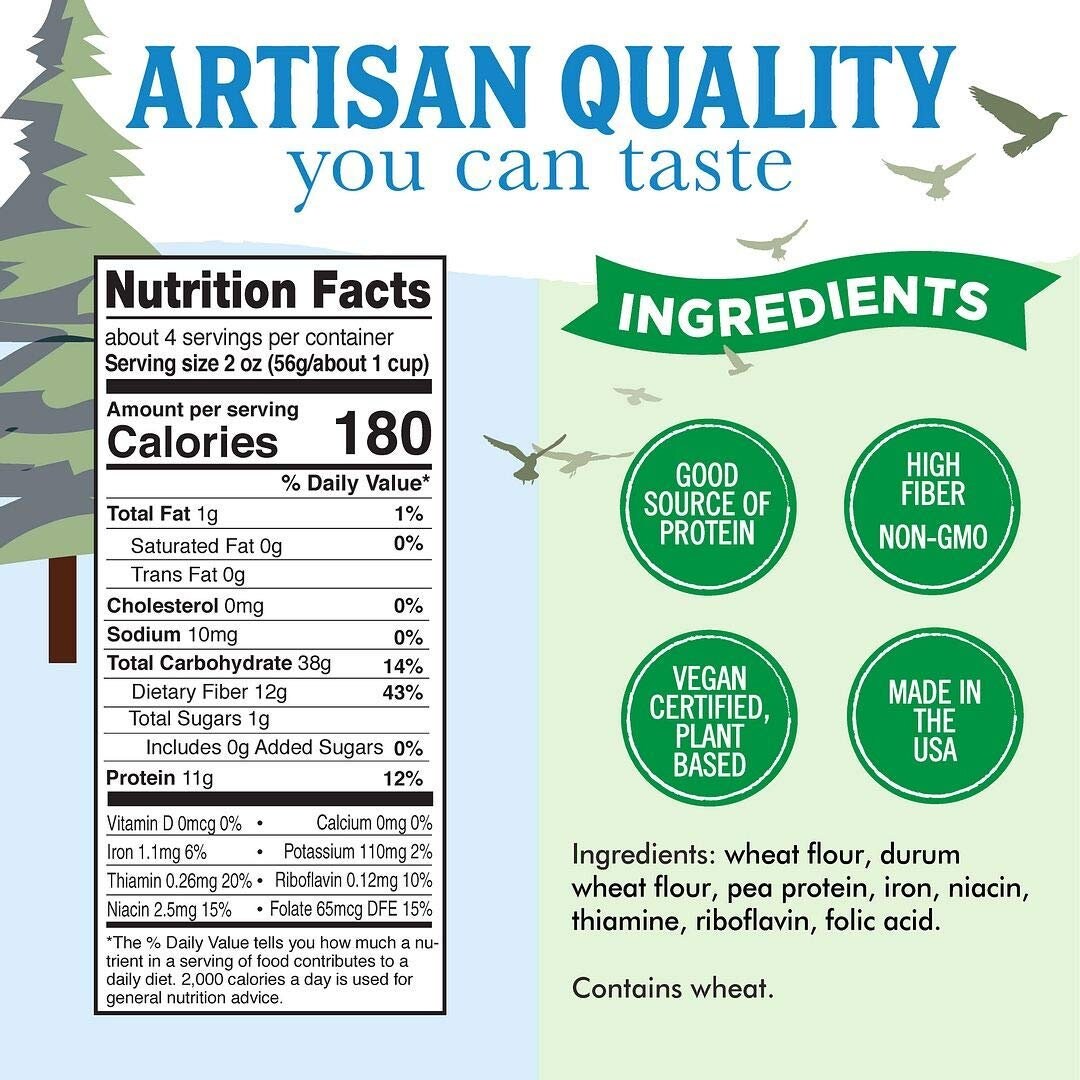 Pastabilities Mighty Pasta High Protein Pasta Noodles High Etsy