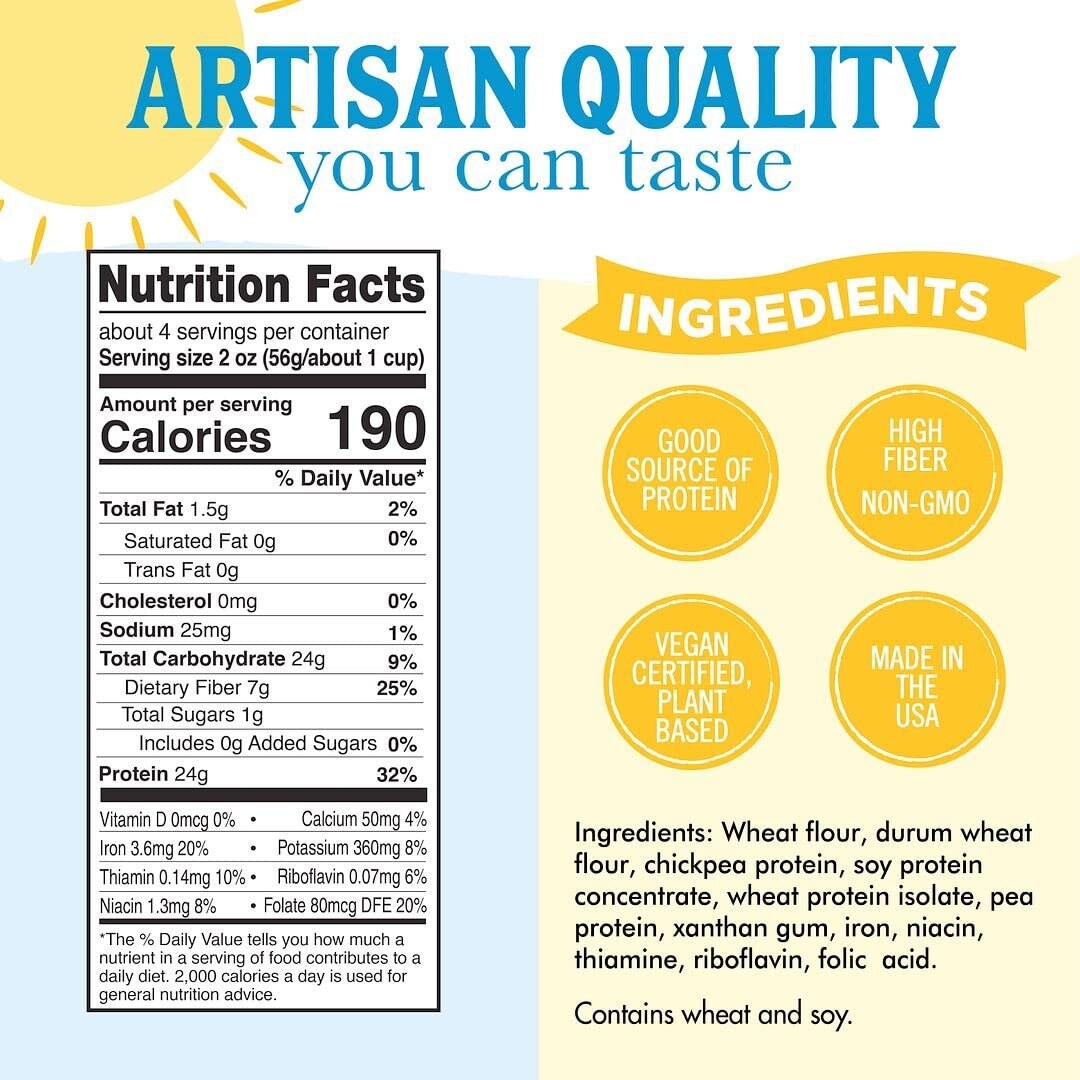 Pastabilities Good Day Pasta Low Carb Pasta Noodles High in Etsy