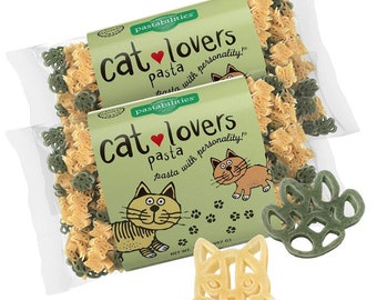 Pastabilities Cat Lovers Pasta, Non-GMO Wheat Pasta 14 oz (2 Pack)
