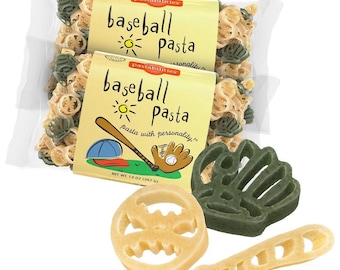 Pastabilities Baseball Pasta, Non-GMO Wheat Pasta 14 oz (2 Pack)