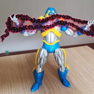 Action Figure Crackle Power Effects 1/12 Scale MegaFigure Size - Black and Translucent Colour - FIGURE NOT INCLUDED