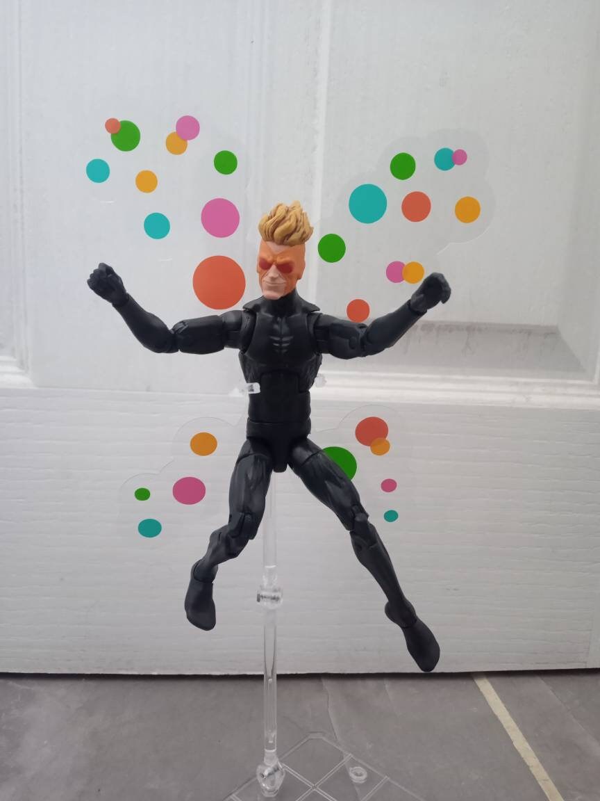 Action Figure Bubble Balls Power Background Effect 1/12 Scale Etsy