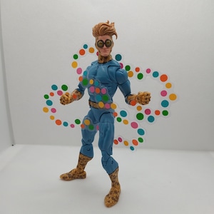 Action Figure Bubble Balls Wraparound Effect 1/12 Scale (14 x 10cm) - FIGURE NOT INCLUDED