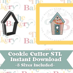 Beach Home House Cookie Cutter | Beach Home House Cookie Cutter STL | Instant Download