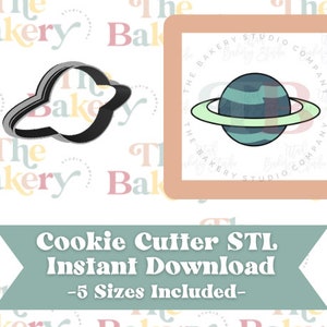 Planet Saturn Cookie Cutter | Planet Saturn Cookie Cutter STL | Instant Download
