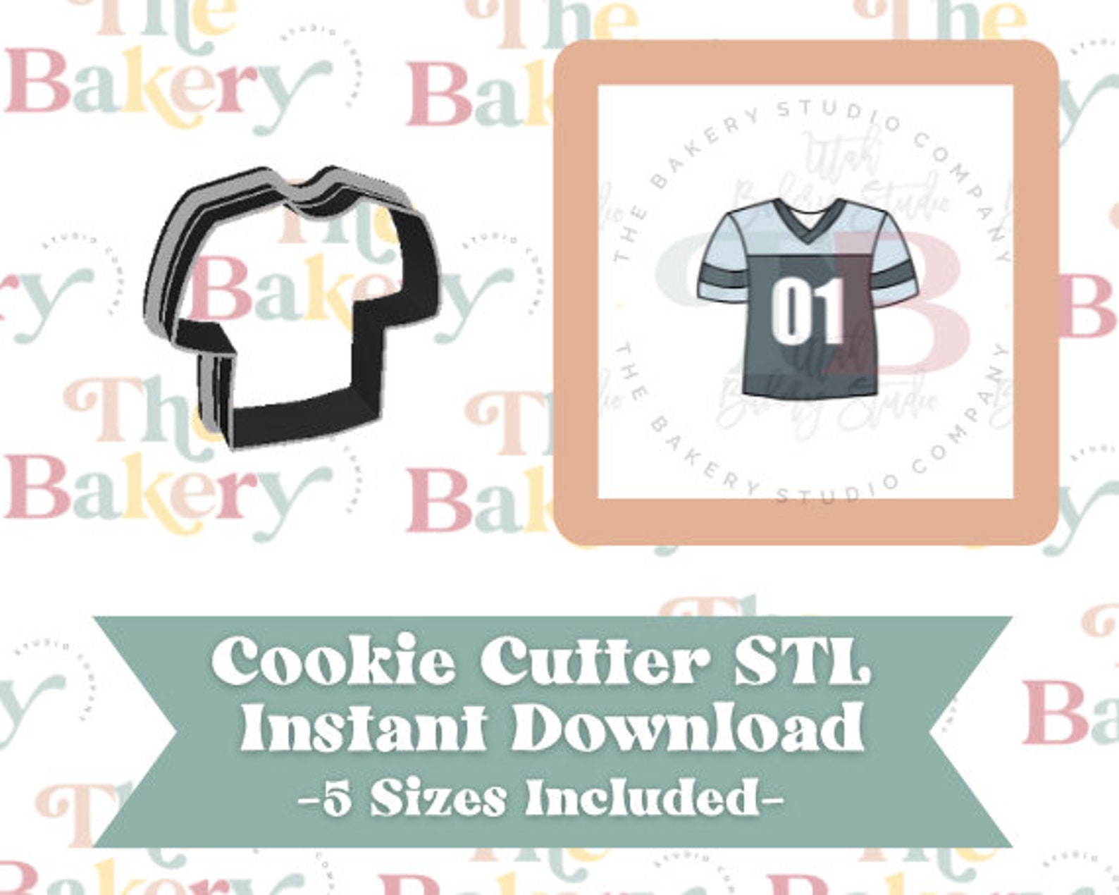 Football or Soccer Jersey Cookie Cutter Football or Soccer Etsy