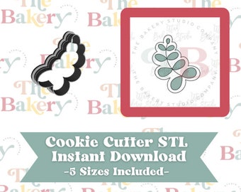 Ivy Foliage Leaf Cookie Cutter | Ivy Foliage Leaf Cookie Cutter STL | Instant Download