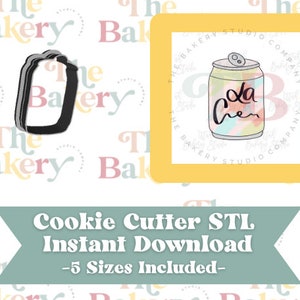 VSCO Soda può aromatizzare frizzante cookie cutter / VSCO Soda può aromatizzare frizzante cookie cutter STL / Download istantaneo