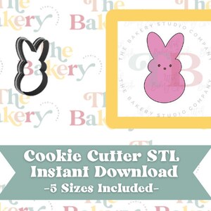 Cute Peep Cookie Cutter | Cute Peep Cookie Cutter STL | Instant Download