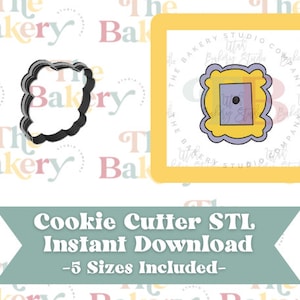 Friends Mirror Cookie Cutter | Friends Mirror Cookie Cutter STL | Instant Download
